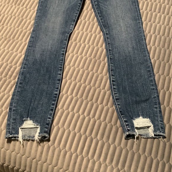 Abercrombie & Fitch Mid Rise Super Skinny Ankle Jeans, Size 25/0 Short - Picture 3 of 5